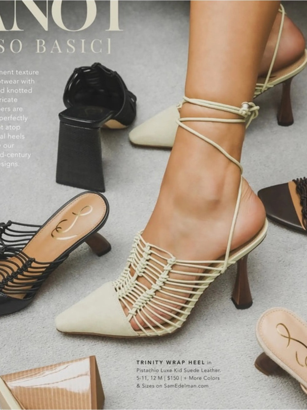 Sam Edelman • Trinity ankle strap pump